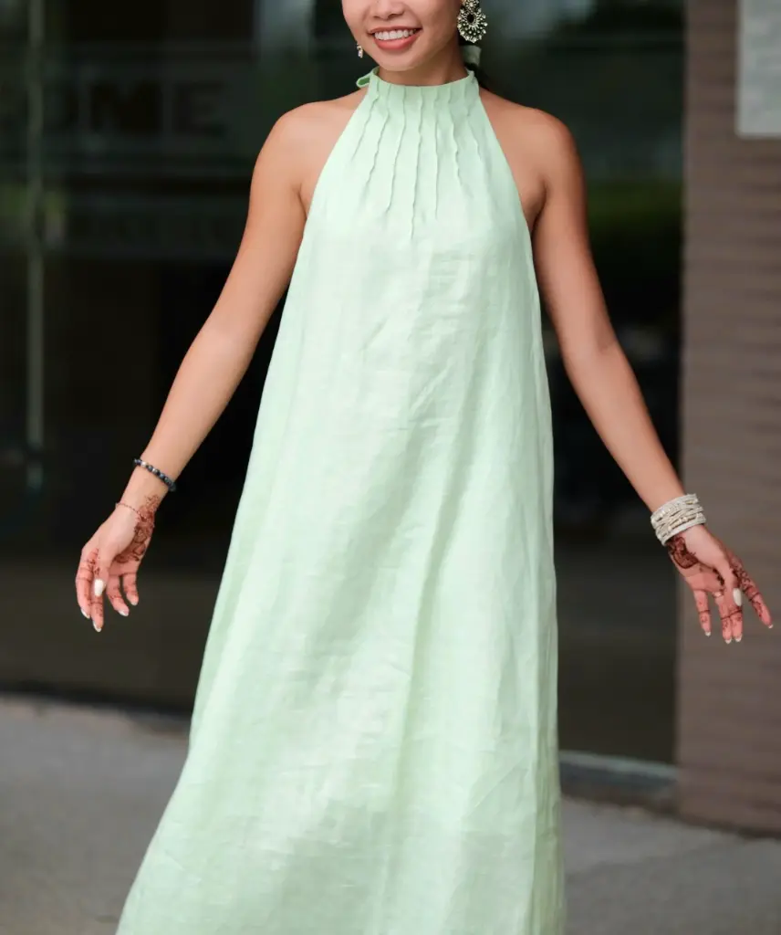 Bloom - Pale Green Long Linen